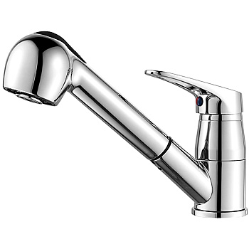 Смеситель кухня Ledeme c вытягивающейся лейкой L6013