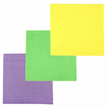 Салфетки из микрофибры 30*30см, 3шт, 113650/d310239