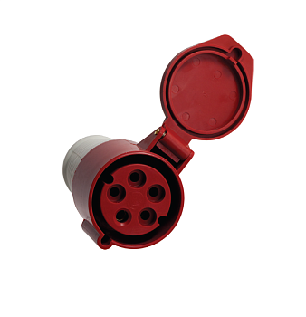 Розетка 5-и штыревая 32А 3P+E+N кабельная/225/ИЭК/TDM