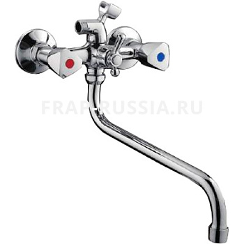 Смеситель для ванны с длинным изливом F2211 хром