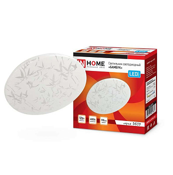 Светильник LED потолочный   DECO БАМБУК/12Вт 4000к 780лМ/190мм/  IN HOME