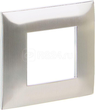 Рамка 1-м SKANDY SK-F31N металл никель IEK 