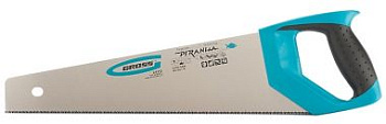 Ножовка по дереву "PIRANHA", 400 мм, 11-12 TPI, зуб - 3D, каленый зуб, 2-х комп. рук-ка// Gross