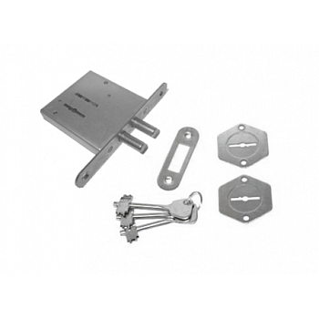 ЗВ8-4С-2Р 3 кл. замок врезной Ригель