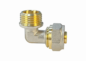 Угольник обжимной Valfex c переходом на НР 20*1/2