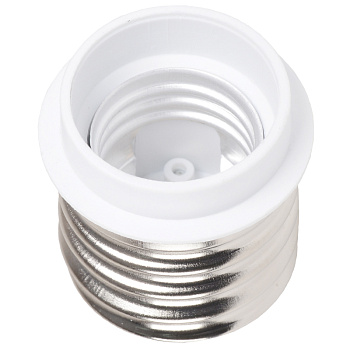 Патрон-переходник пластик Е40-Е27 