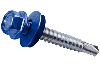 KRS 4.8*28 шуруп RAL 5005 синий