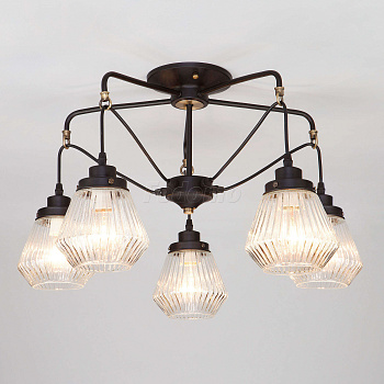 70078/5 /  потолочный светильник черный