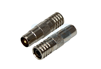 РАЗЪЁМ штекер TV никель RG-6 обжим REXANT/05-4307