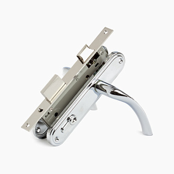 Замок врезной с ручками АЛЛЮР 132/1 СР/ хром