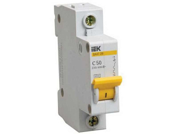 Автомат 1 полюсный 50А ИЭК/ВА47-29