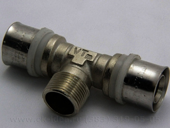 VALTEC Тройник пресс  26*3/4" НАР.Р/233
