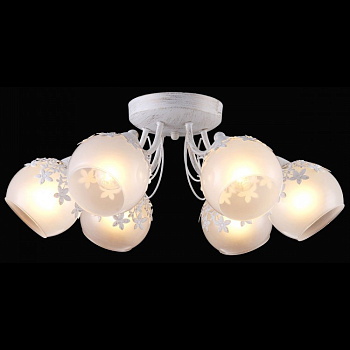 75043-6C Потолочная люстра Natali Kovaltseva WHITE GOLD