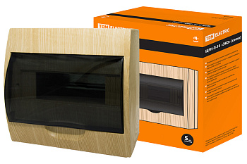 Щит пластиковый 10автоматов о/у IP40 СОСНА / TDM 