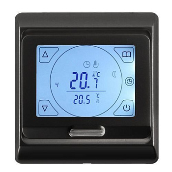 Терморегулятор E91 электронный сенсорный дисплей  черный