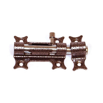 Засов круглый оригинальный медь