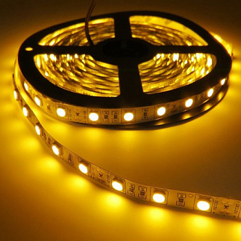 Лента 5050 60LED/м 12V/14,4Вт м /желтый/General