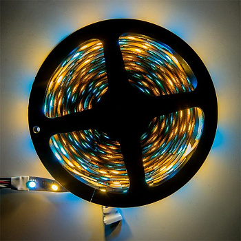 Лента 5050 60LED/м 12V/14,4Вт/ RGB+3/ 	IP20