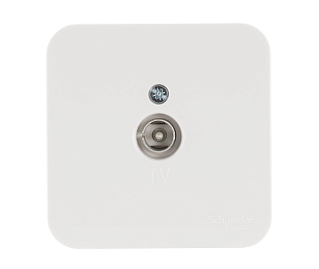 Розетка TV 1-я наружная белая BLANCA 