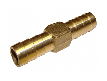 Трубка соединительная для садовых шлангов 12 мм (латунь)MASTERPROF/ДС.020017 