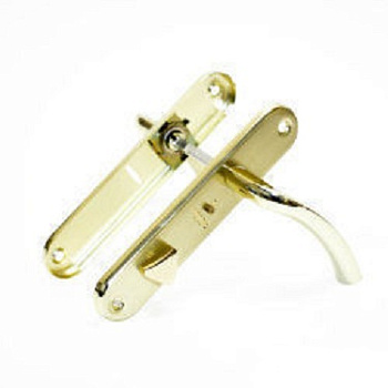 Дверная ручка 225-42/02G-L/левая/золото