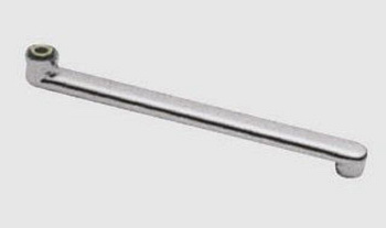 Излив  ledem ванны прямой  плоский L-образный 30 см  Евро с аэратором