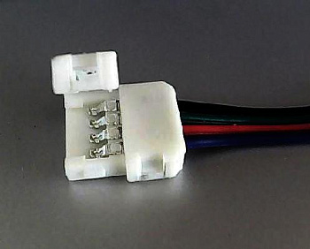 Коннектор для соединения ленты RGB c проводом