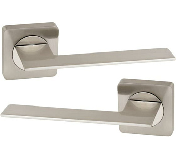 Ручки на раздельном основании VETTORE R06.027 SN/CP Сатин/Хром