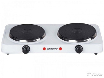 Электроплитка 2-комфорочная АМР-8008 чугун закрытая 2 квт