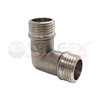 VALFEX Угольник  3/4" НАР.Р.  никель