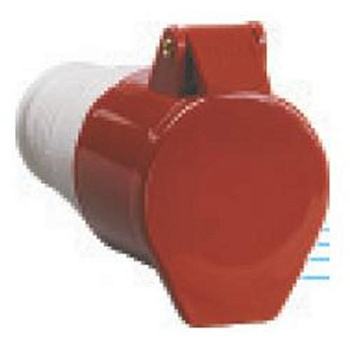 Розетка 4-х штыревая 16А 3P+E кабельная/214/ИЭК/TDM