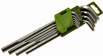 Набор шестигранных длинных ключей 10 шт ДТ(1.5-10мм)/561102