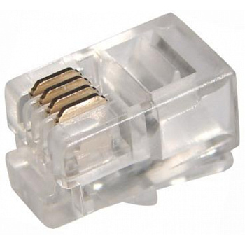 Телефонный  джек  4р4с для тлф трубок