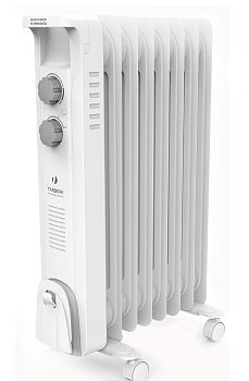 Радиатор масленный  9 секций 2 квт+тепловентилятор 0,5кВт