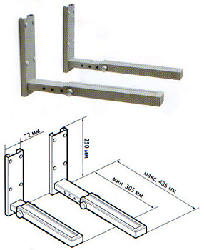 Кронштейн для СВЧ-печи TRONE C-1/18-36 л/серый/белый