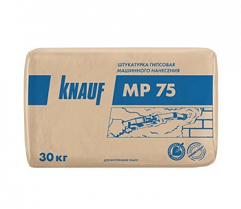 Штукатурка гипсовая Knauf МП-75 машинная 30 кг