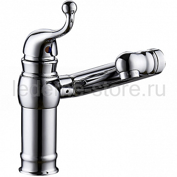 Смеситель  LEDEME для кухни, латунь, керамический картридж d=35 /L1055-4