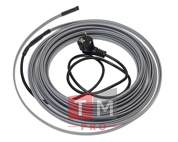 Комплект для установки на трубу греющий кабель с вилкой  7м КСН-16Л-0112