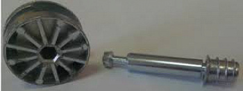 Стяжка кроватная D35мм шток 55 мм М6