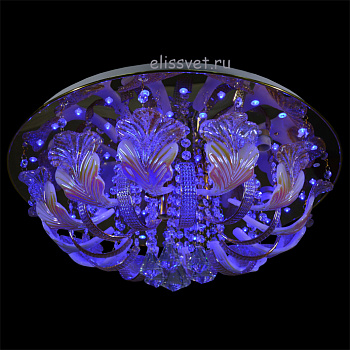 Люстра 6834/4 FGD Е14 60W золото пульт