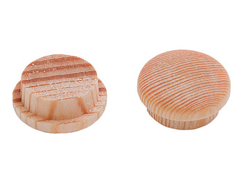 Заглушка на отверстие деревянная сосна D10