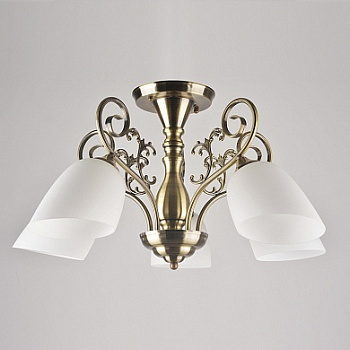 Люстра 4507/5B AB бронза 5x40W E27, KLD19 d660 h320 Lumis