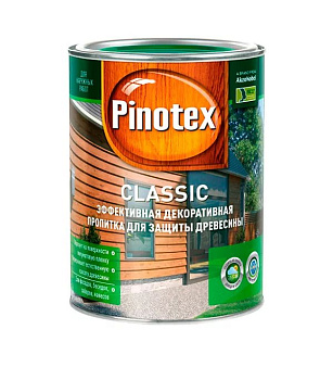 Пропитка декоротивно-защитная рябина 1л Classic Pinotex