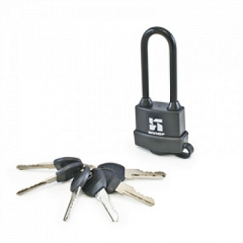 Замок навесной всепогодный АЛЛЮР ВС1Ч-374ПД/длинная дужка