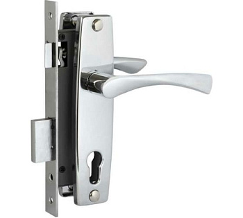 Замок врезной VETTORE 1323 CP Хром