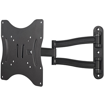 Кронштейн для ТВ наклонно-поворотный 20 кг 19*37" черный***