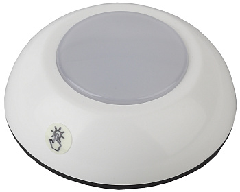 Фонарь ЭРА SB-601 пушлайт "ЛУНА-1"cob.4*AAА.серебро.сенсор ,флюор.