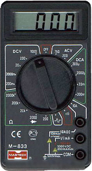 M833 (DT833) мультиметр цифровой