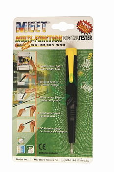 Тестер-пробник MS-118-2 (белый фонарь)/12-2003