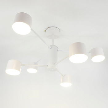 Люстра General  GCHL-6GX53-M белая Стеллар 662341